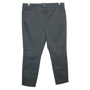 Old Navy Pixie Pants Womens Size 16 Gray Slim Fit Casual Work Career